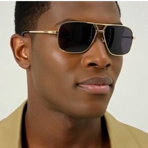 Men Sunglasses Dark Black Lens Hip Hop Style Cholo Gangs‎ Street Wear Trendy New